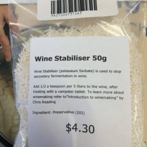 Wine Stabaliser